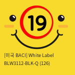 [미국 BACI] White Label  BLW3112-BLK-Q (126)