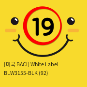 [미국 BACI] White Label BLW3155-BLK (92)